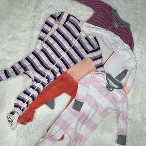 4 Burts Bees Baby PJ’s 18M